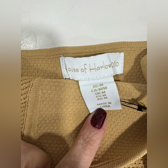 House of Harlow  crop top  size Medium 54% NYLON
46% RAYON NWT - Picture 6 of 14